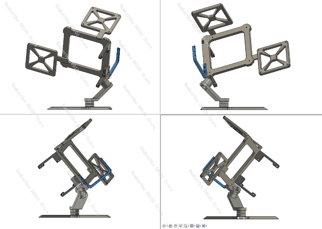 B30 Rotatable Gimbal Open ITX  - огляд і ціна Aluminum Open Frame Test Bench Water Cooling